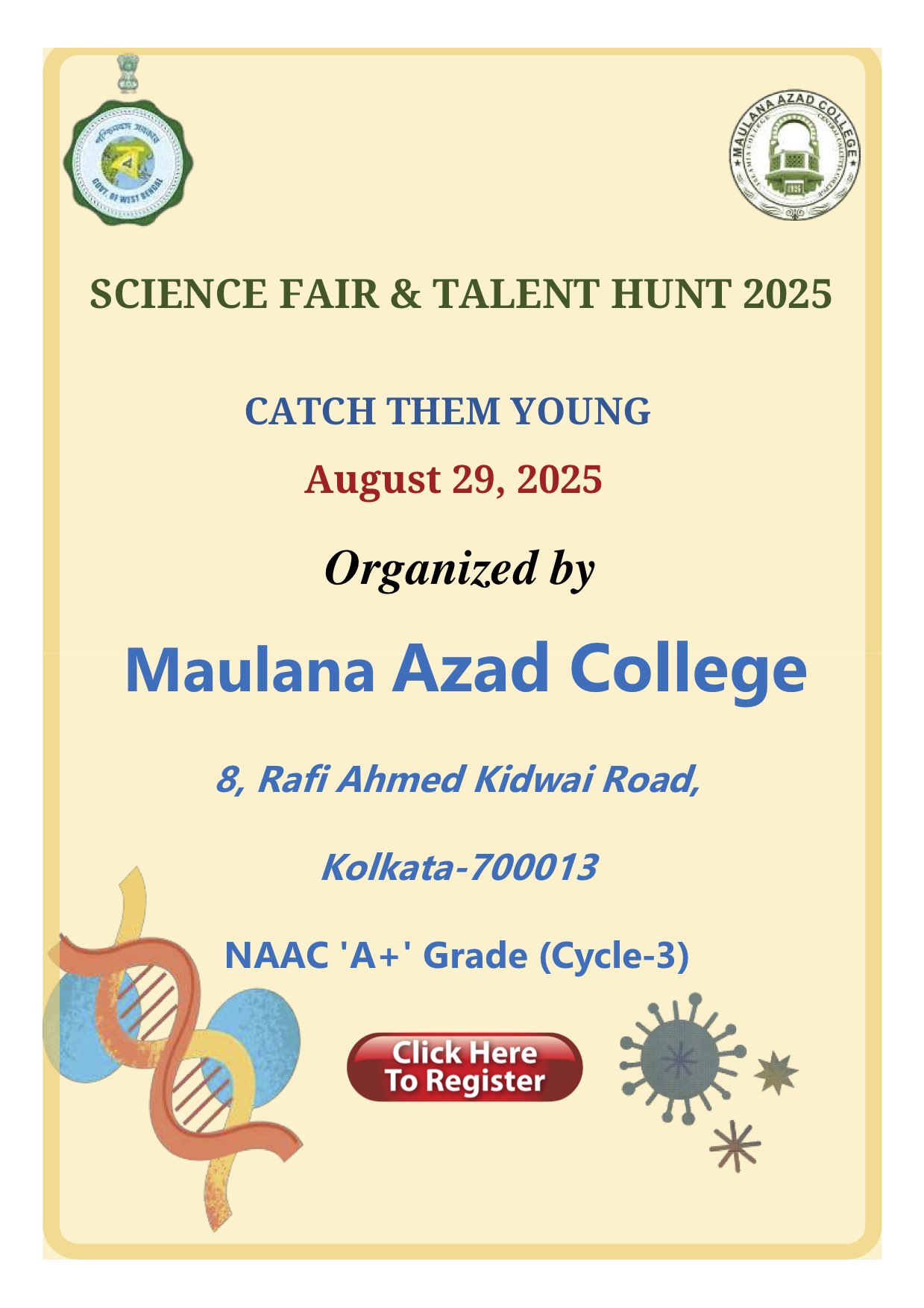 SCIENCE FAIR & TALENT HUNT 2025: CATCH THEM YOUNG
