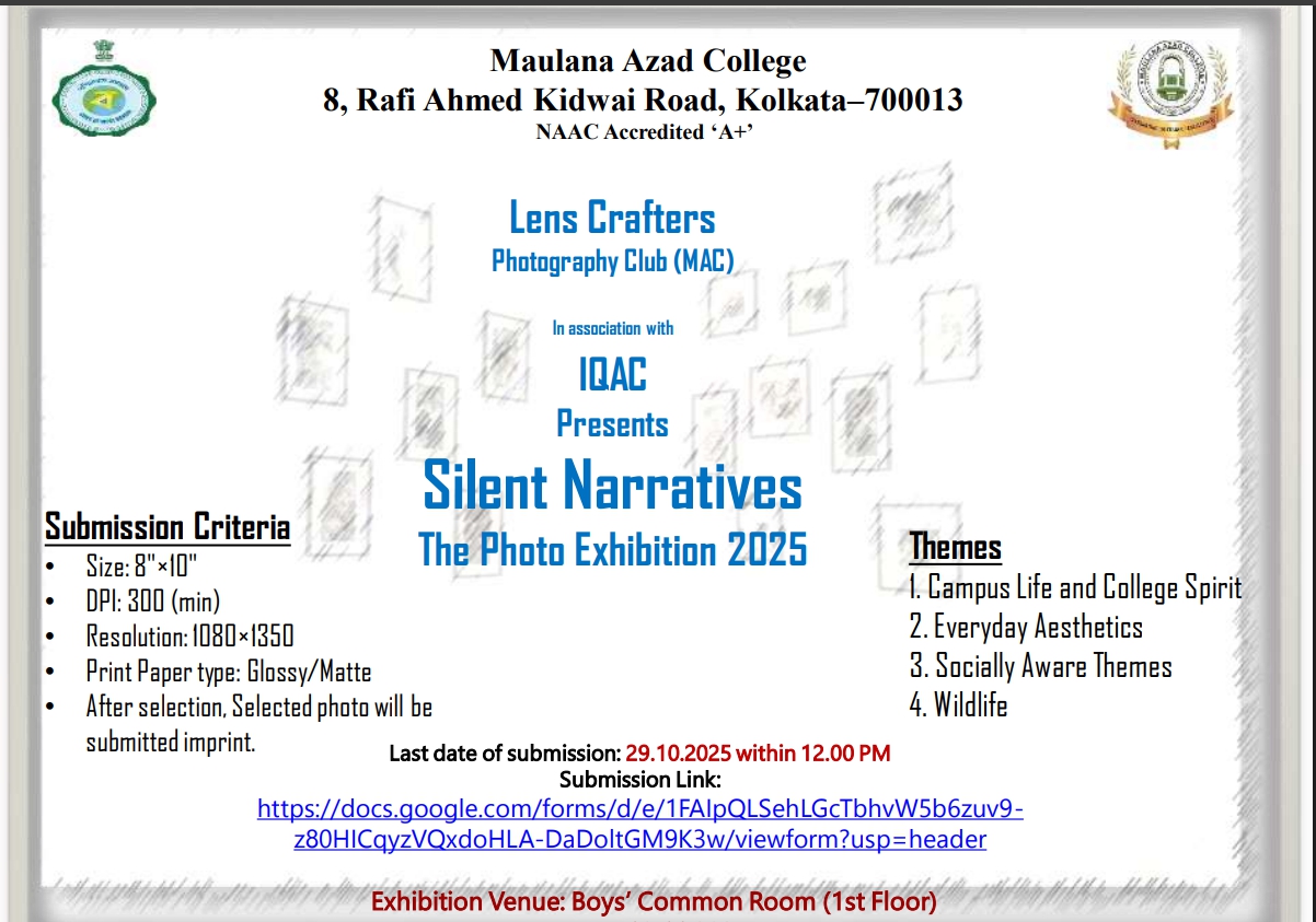 Silent Narratives - The Photo Exibition 2025